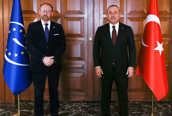 Le Ministre des Affaires étrangères et le Président de l'APCE