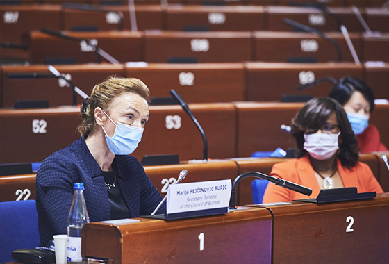Marija Pejčinović Burić, Secretary General of the Council of Europe