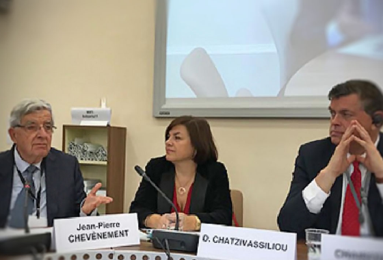 Meeting of the Political Affairs Committee, chaired by Mogens Jensen, in Paris (France), in November 2017