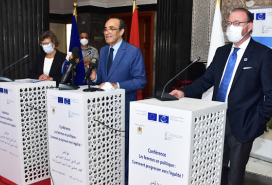 Conference on “Women in politics: how to progress towards equality?”, Rabat, Morocco.