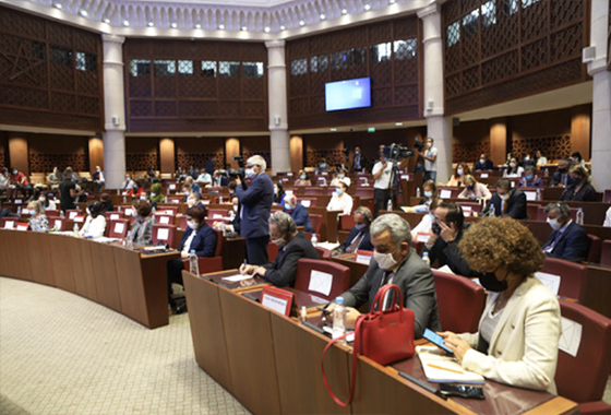Conférence sur ‘Les femmes en politique : comment progresser vers l’égalité ?’, Rabat, Maroc.