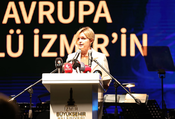 Cérémonie de remise officielle du Prix de l'Europe 2022 à la ville d'Izmir