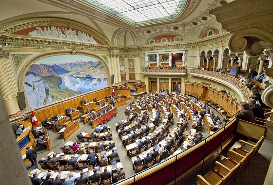 Chambre du Conseil National à Bern