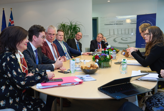 PACE Secretary General at the official visit of Katrín Jakobsdóttir, Prime Minister of Iceland, during the PACE Winter Session, January 2023