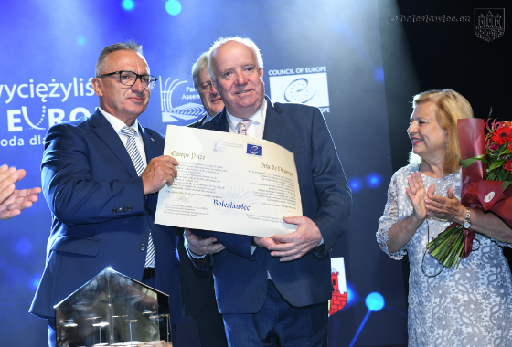 Cérémonie de remise du Prix de l'Europe 2023 à Bolesławiec