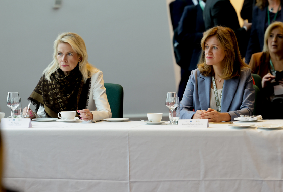 Working breakfast of women Speakers of Parliament in Dublin, on the fringes of the European Conference of Presidents of Parliament, 28 September 2023