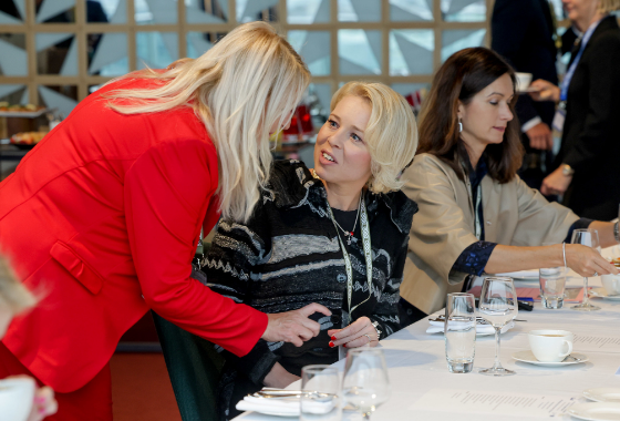 Working breakfast of women Speakers of Parliament in Dublin, on the fringes of the European Conference of Presidents of Parliament, 28 September 2023