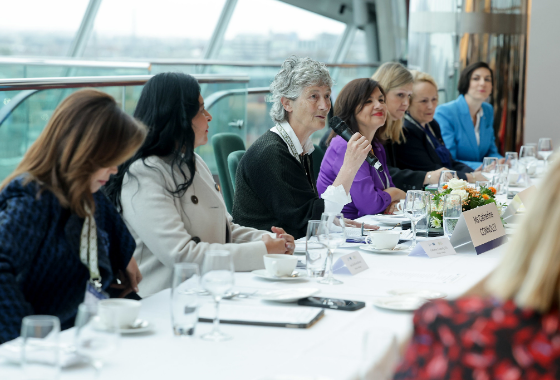 Working breakfast of women Speakers of Parliament in Dublin, on the fringes of the European Conference of Presidents of Parliament, 28 September 2023