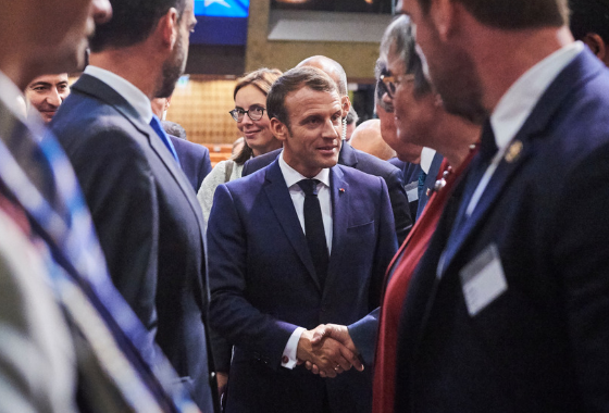 Visite d'Emmanuel Macron, Président de la République française