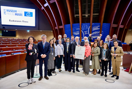 Euskararen Etxea, the House of Basque Language, receives the 2025 Museum Prize at a Strasbourg ceremony