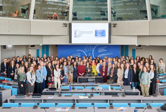 PACE Secretary General at the Women@PACE group meeting with the Grand Duchess of Luxembourg