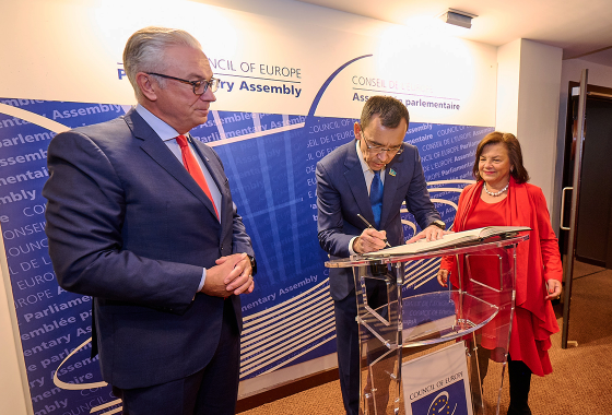 In joint statement, heads of PACE and the Kazakh Senate pledge stronger co-operation

