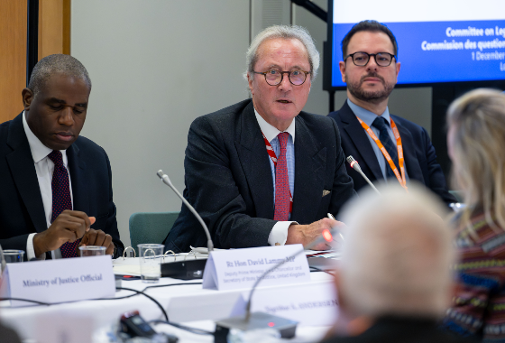  UK Deputy Prime Minister discusses the European Convention on Human Rights with PACE committee in London