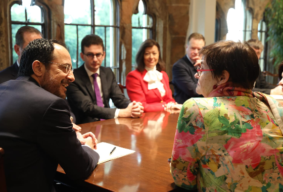 PACE President and the members of the Presidential Committee met the President of Cyprus