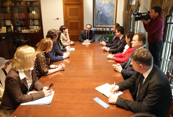 PACE President and the members of the Presidential Committee met the President of Cyprus