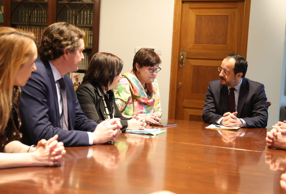 PACE President and the members of the Presidential Committee met the President of Cyprus