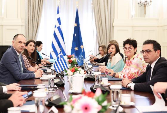 During official visit to Greece, Assembly President holds high-level meetings in Athens