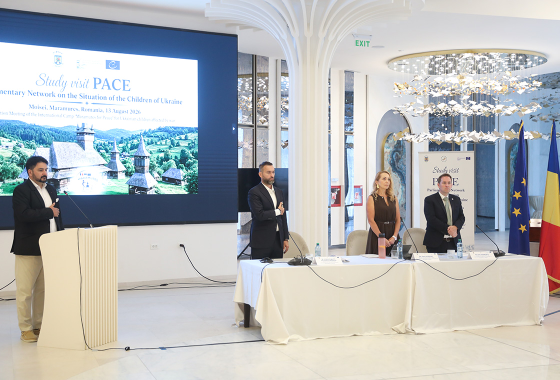 PACE Network study visit to Romania: putting Ukrainian children’s voices at the centre of parliamentary action